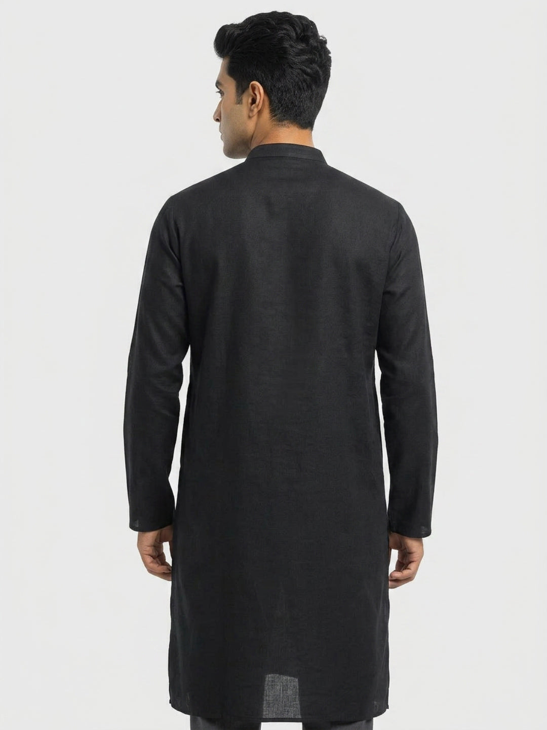 Sanman Ethnix By Raymond Orange Kurta
