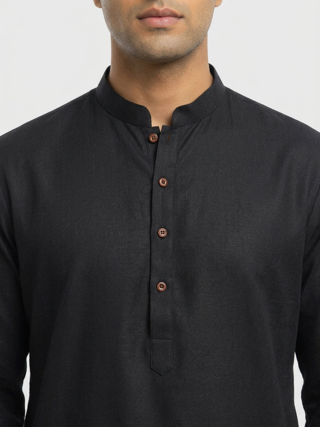 Sanman Ethnix By Raymond Orange Kurta