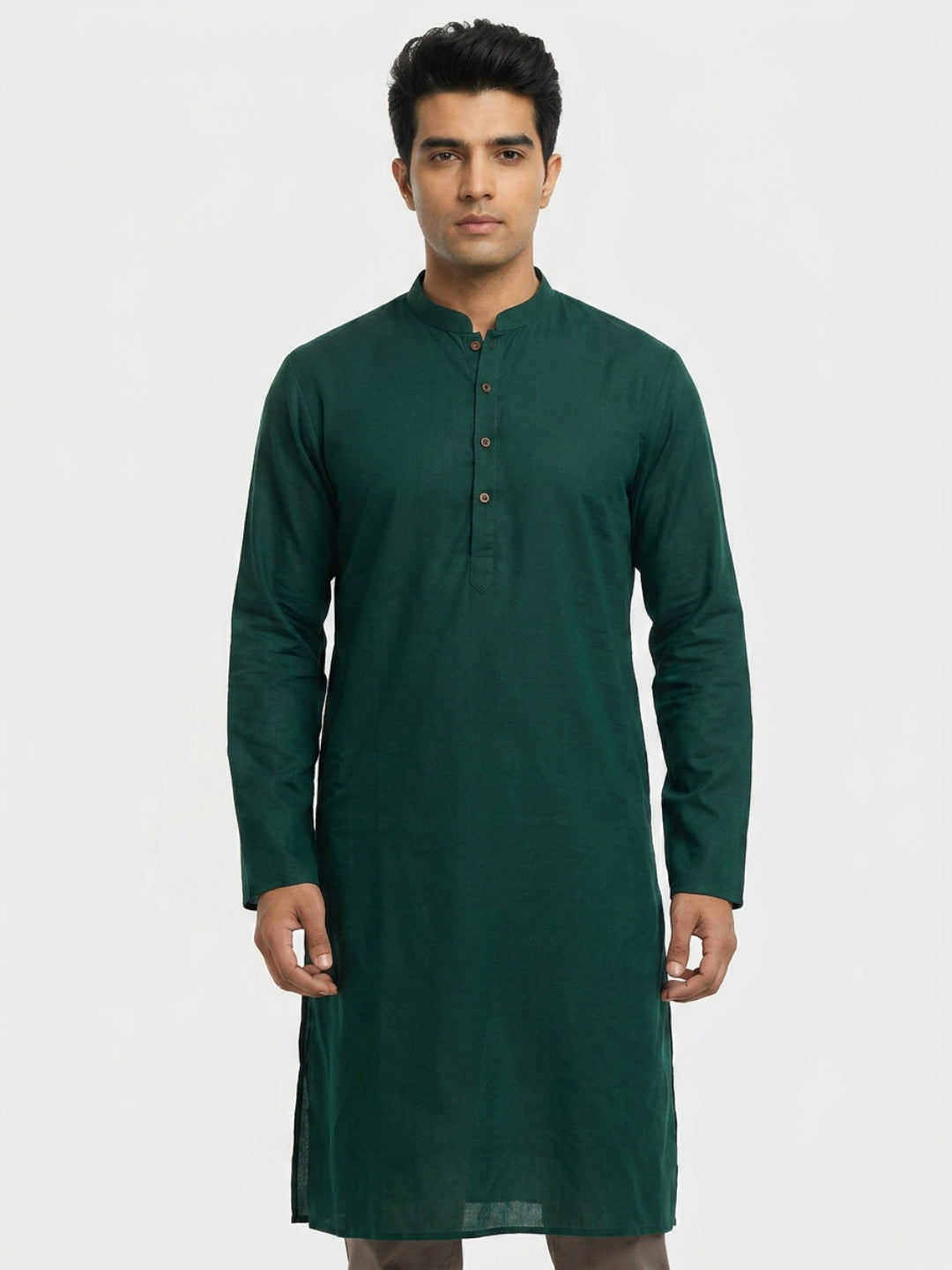 Sanman Ethnix By Raymond Orange Kurta