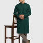Sanman Ethnix By Raymond Orange Kurta