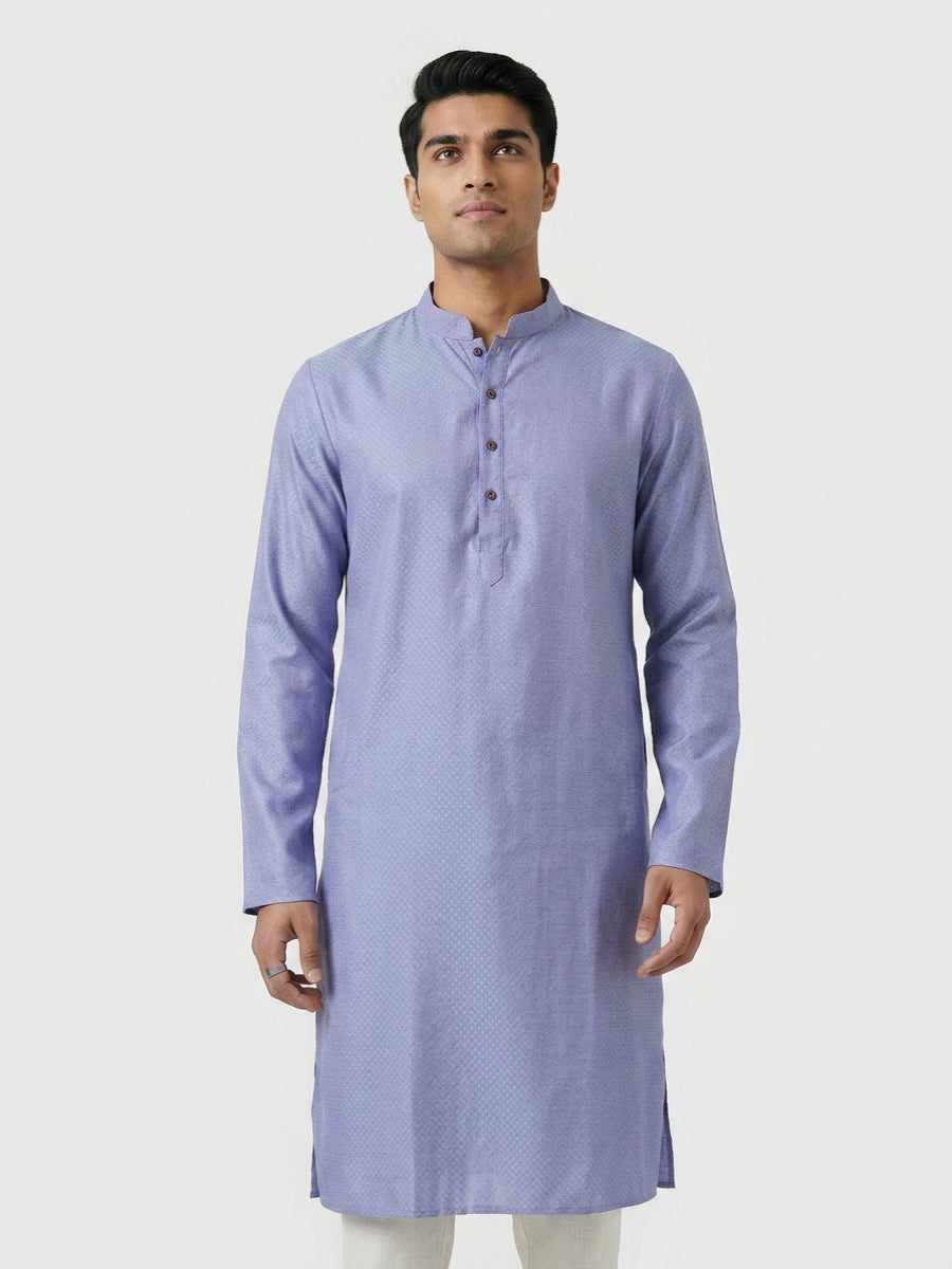 Sanman Ethnix By Raymond Orange Kurta