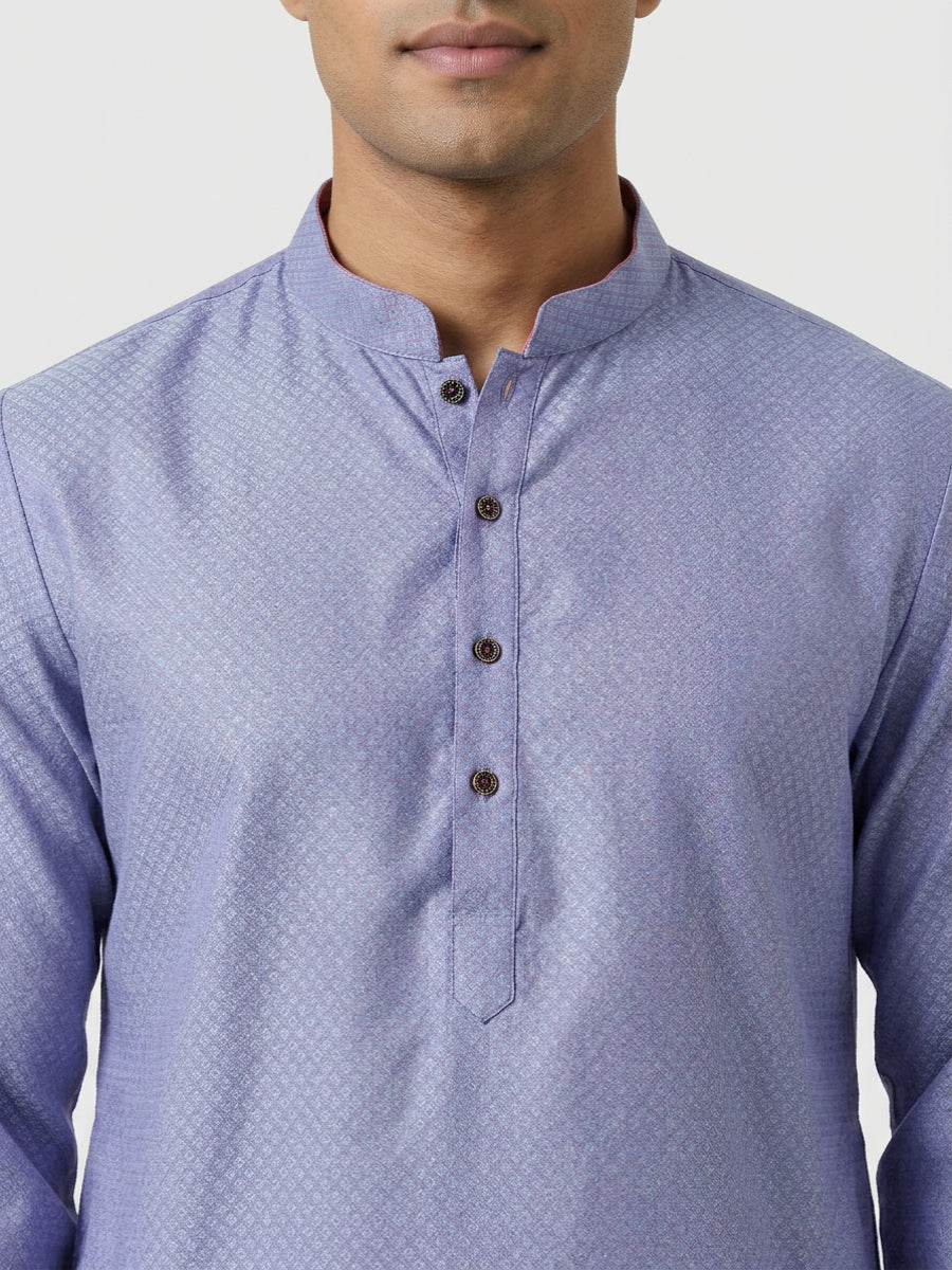 Sanman Ethnix By Raymond Orange Kurta