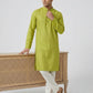 Sanman Ethnix By Raymond Orange Kurta