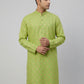 Sanman Ethnix By Raymond Orange Kurta