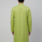 Sanman Ethnix By Raymond Orange Kurta