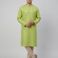 Sanman Ethnix By Raymond Orange Kurta
