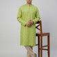 Sanman Ethnix By Raymond Orange Kurta