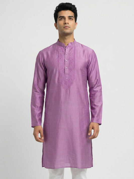 Ethnix By Raymond Violet Kurta