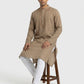 Ethnix By Raymond Khaki Kurta