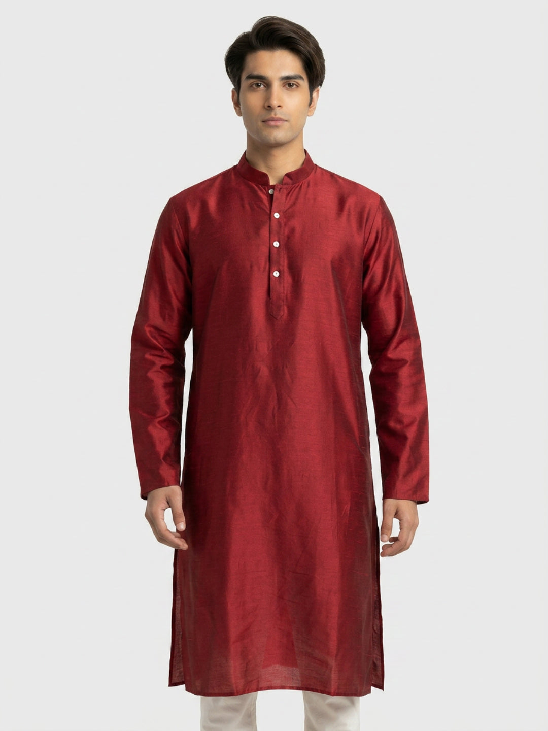 Ethnix By Raymond Red Kurta