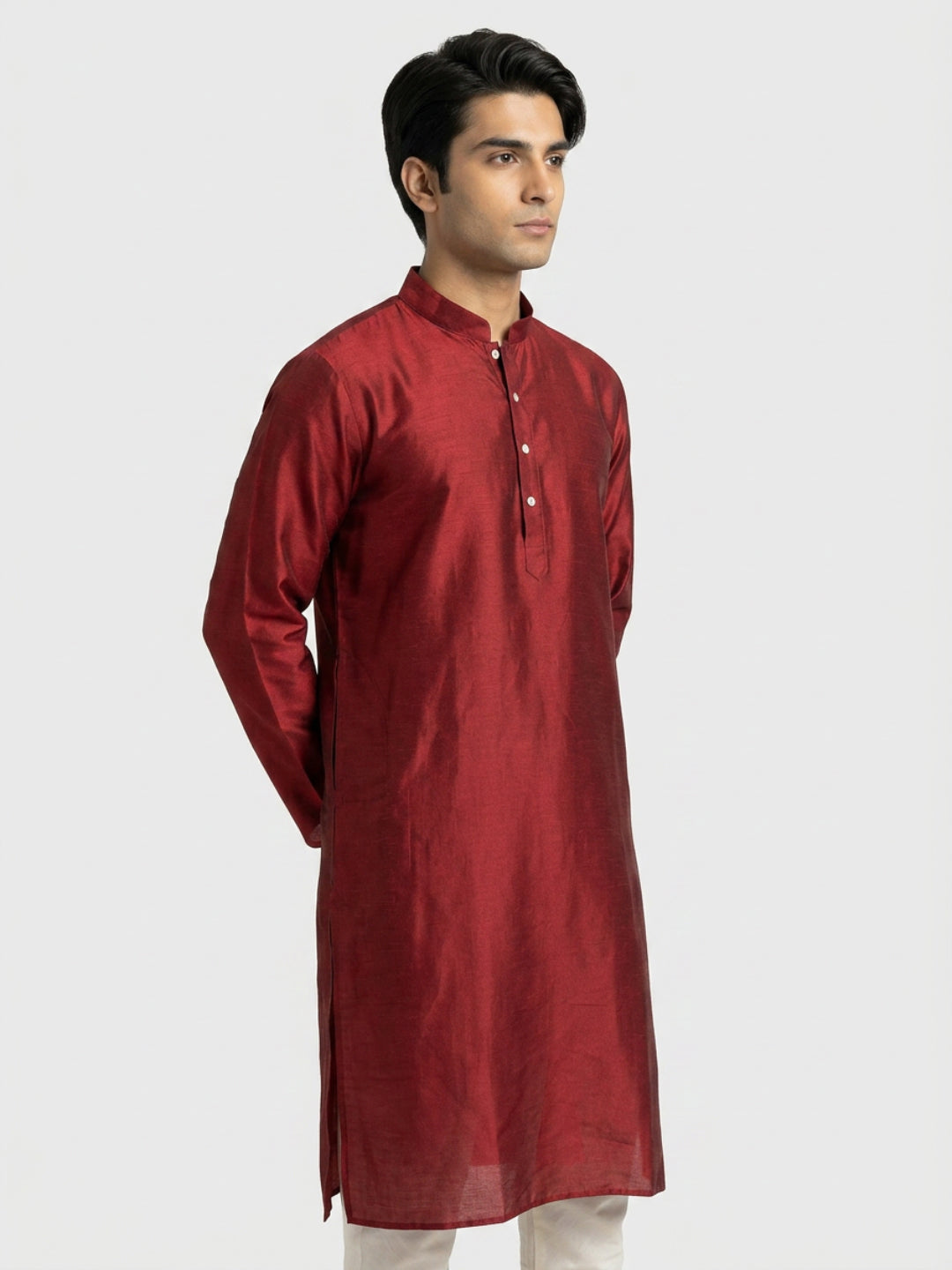 Ethnix By Raymond Red Kurta