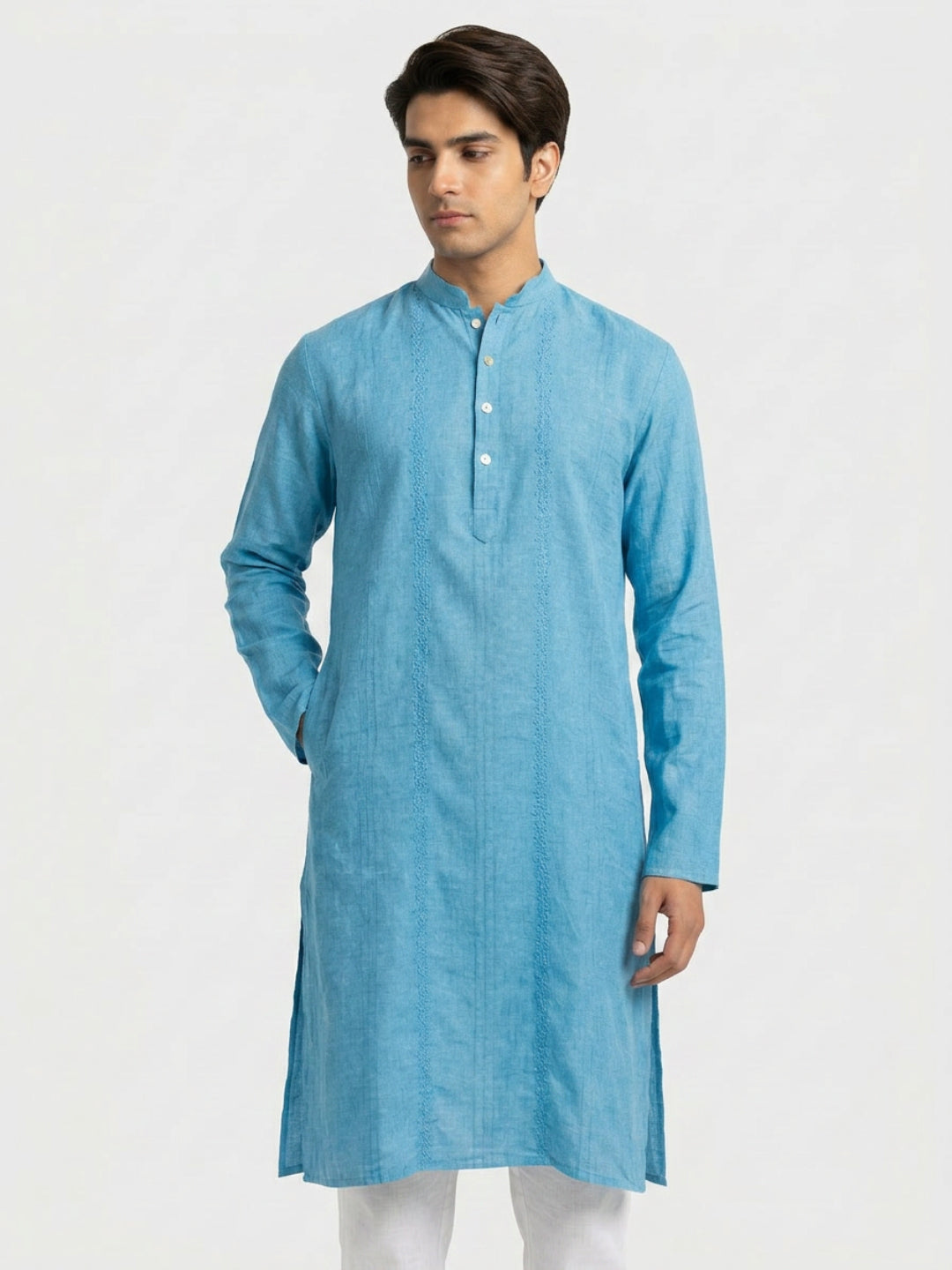 Ethnix By Raymond Blue Kurta