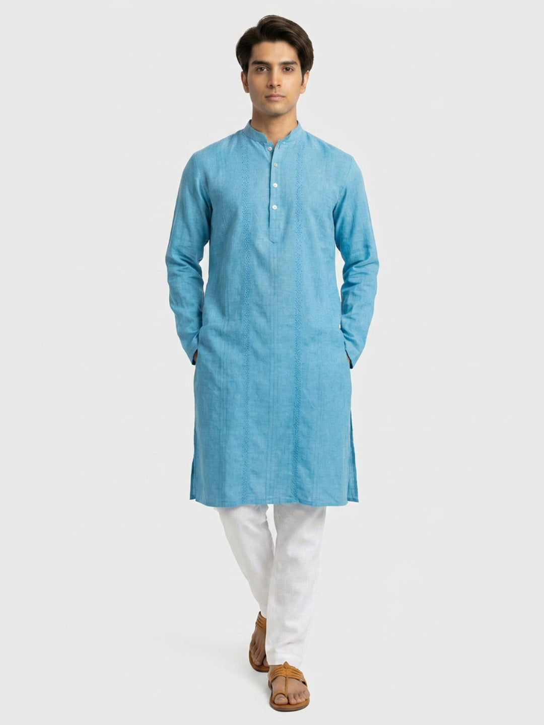 Ethnix By Raymond Blue Kurta