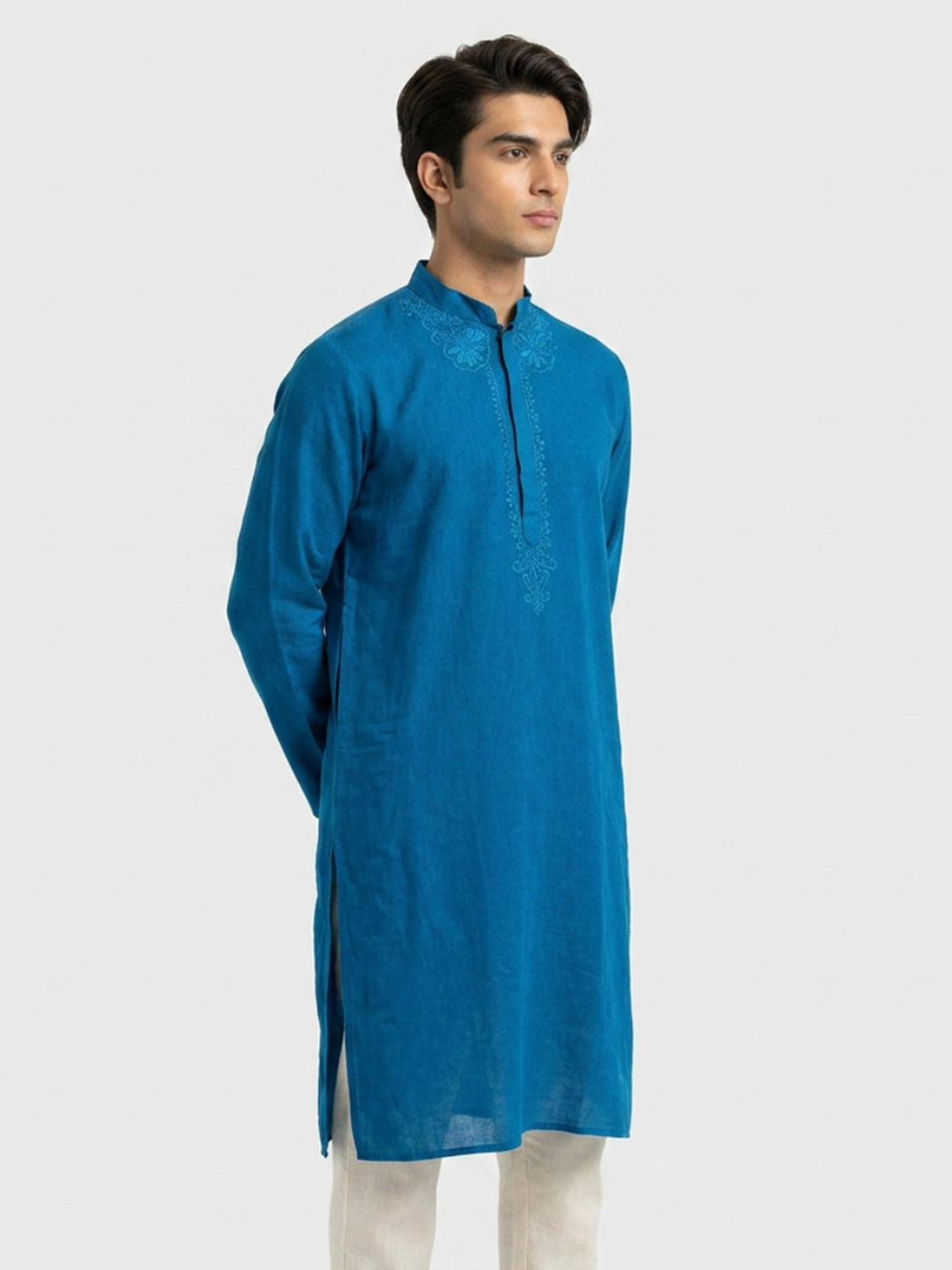 Ethnix By Raymond Blue Kurta