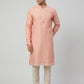 Sanman Ethnix By Raymond Orange Kurta