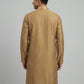 Sanman Ethnix By Raymond Orange Kurta