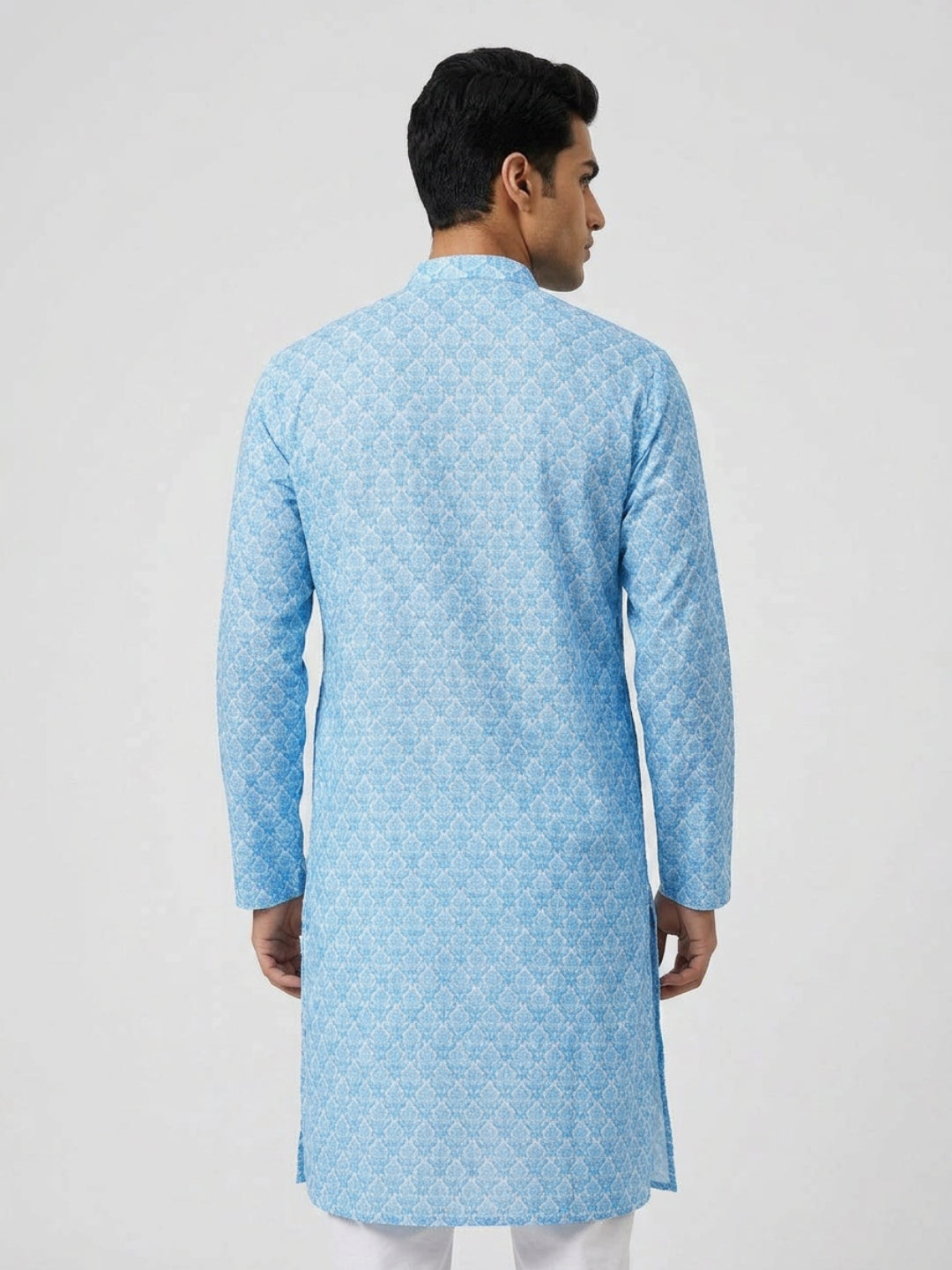 Sanman Ethnix By Raymond Orange Kurta