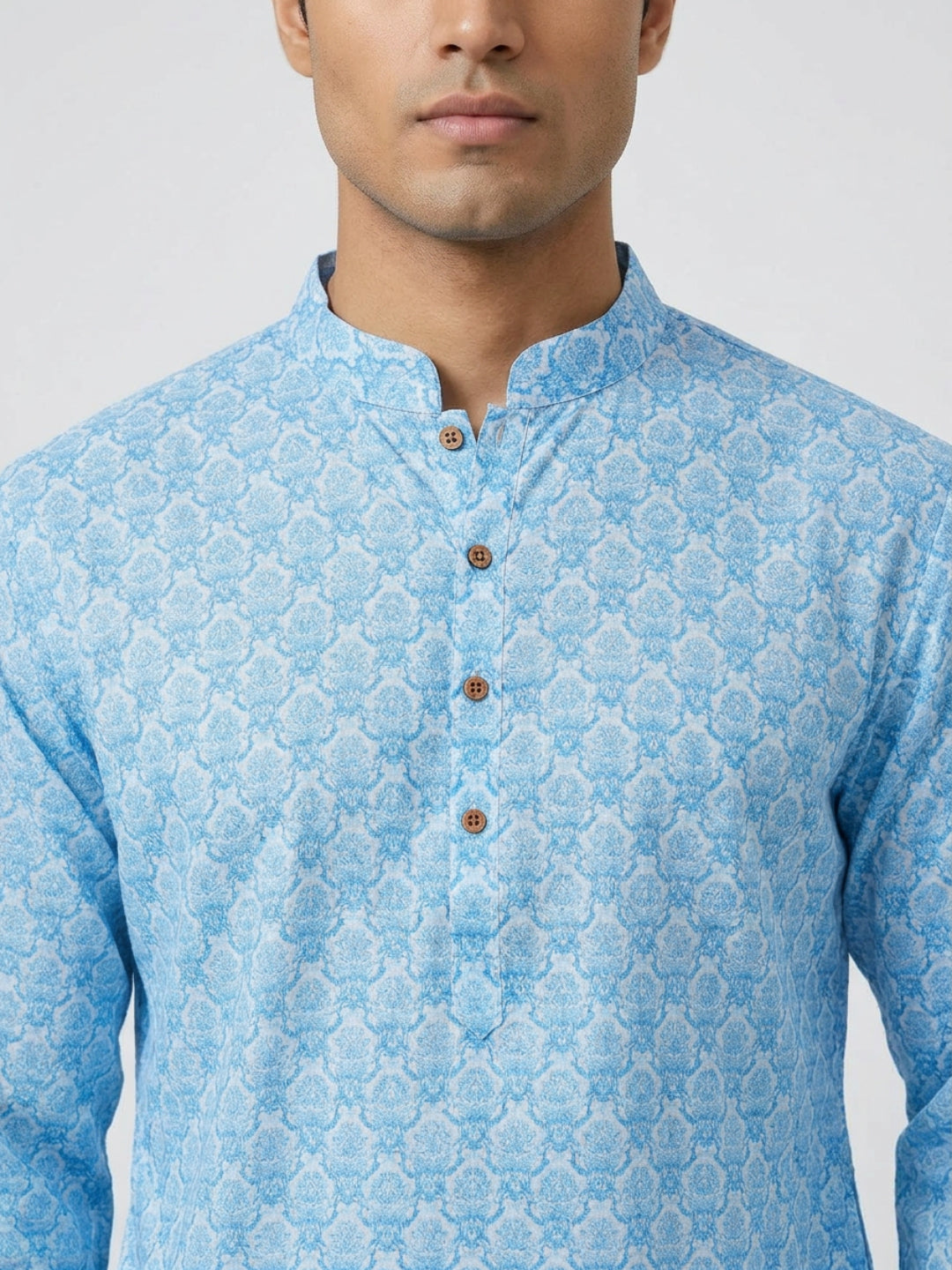 Sanman Ethnix By Raymond Orange Kurta