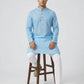 Sanman Ethnix By Raymond Orange Kurta