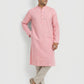 Sanman Ethnix By Raymond Orange Kurta