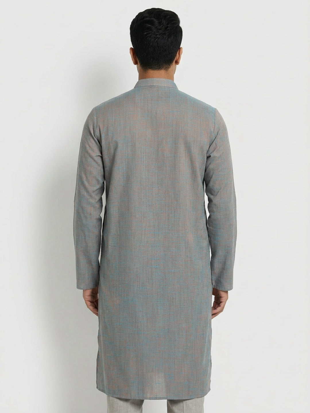 Sanman Ethnix By Raymond Orange Kurta
