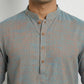 Sanman Ethnix By Raymond Orange Kurta