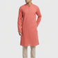 Sanman Ethnix By Raymond Orange Kurta