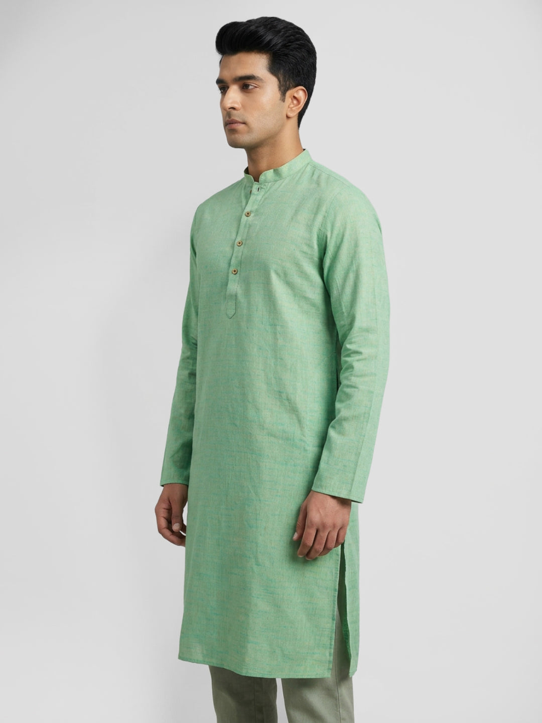 Sanman Ethnix By Raymond Orange Kurta