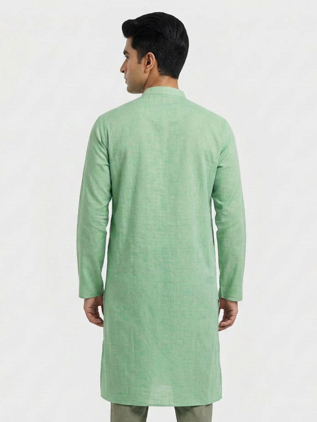 Sanman Ethnix By Raymond Orange Kurta