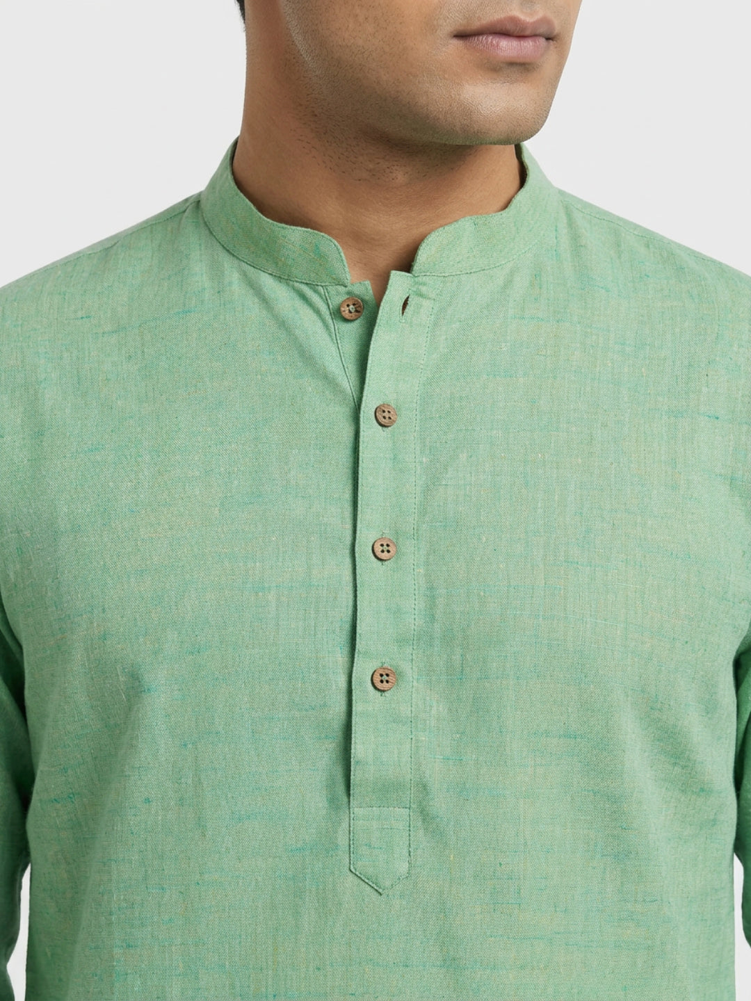Sanman Ethnix By Raymond Orange Kurta