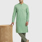 Sanman Ethnix By Raymond Orange Kurta
