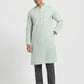 Sanman Ethnix By Raymond Orange Kurta