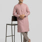 Sanman Ethnix By Raymond Orange Kurta