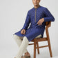 Sanman Ethnix By Raymond Orange Kurta