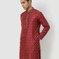 Sanman Ethnix By Raymond Orange Kurta