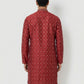 Sanman Ethnix By Raymond Orange Kurta
