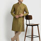 Sanman Ethnix By Raymond Orange Kurta