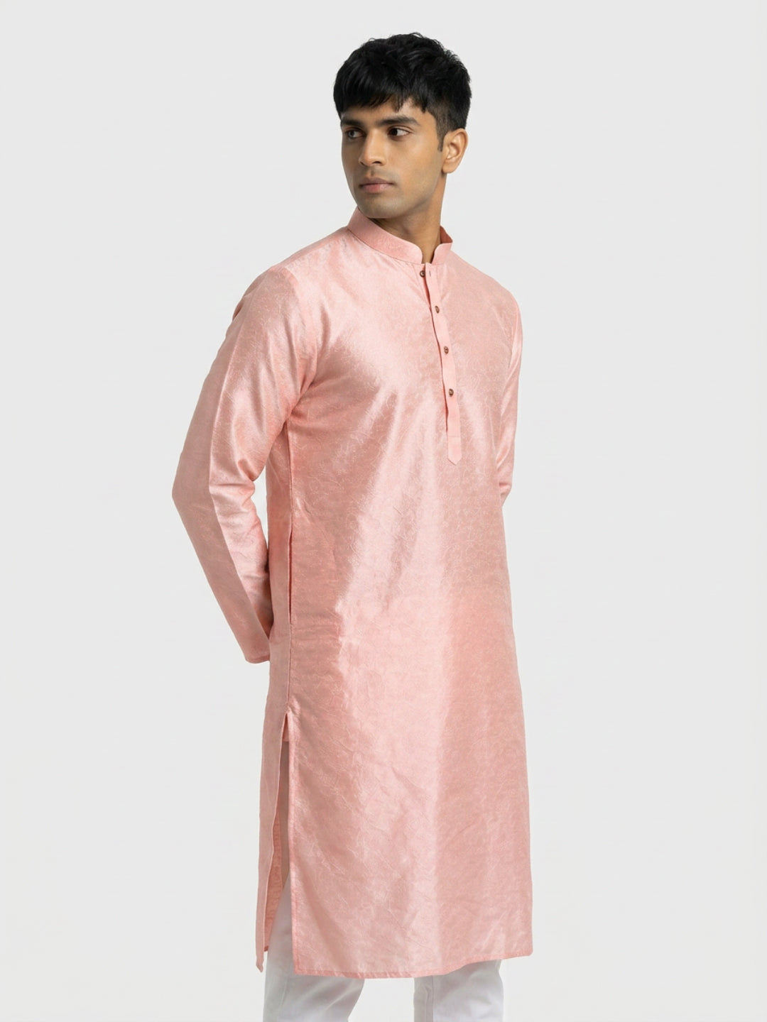 Ethnix By Raymond Pink Kurta