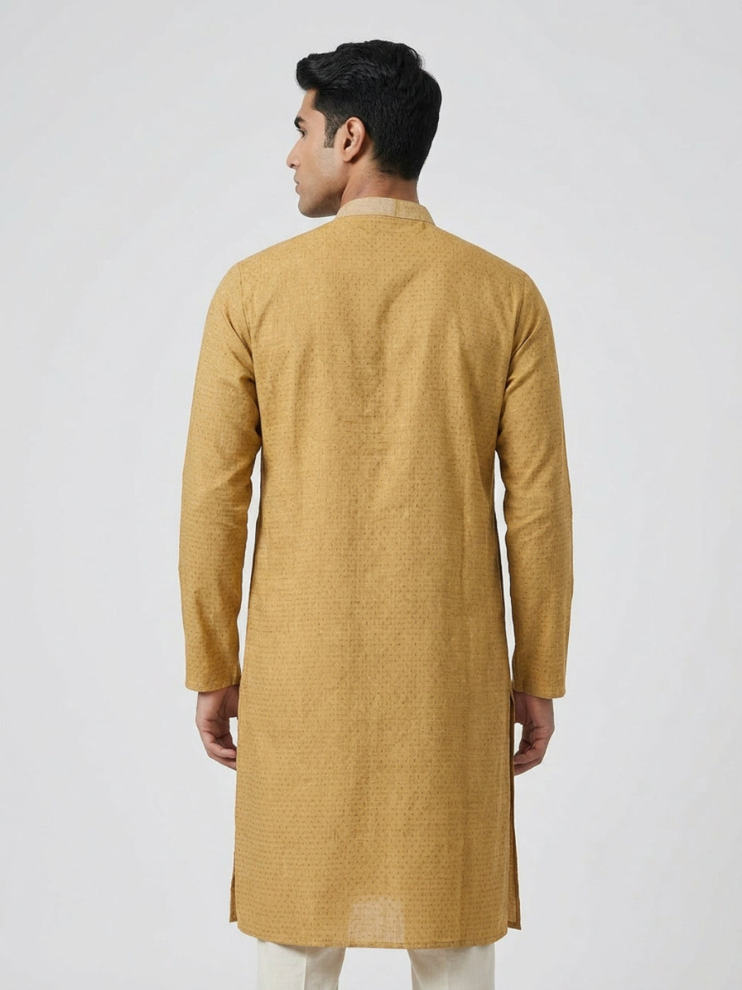 Ethnix By Raymond Yellow Kurta