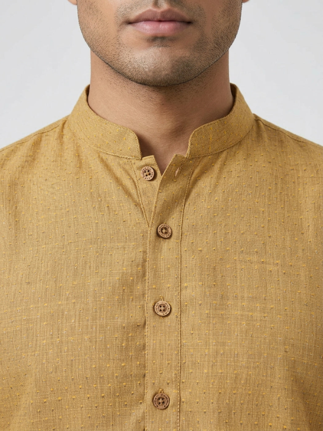 Ethnix By Raymond Yellow Kurta