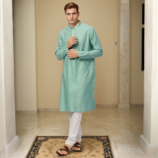 Ethnix Green Kurta Chudidar