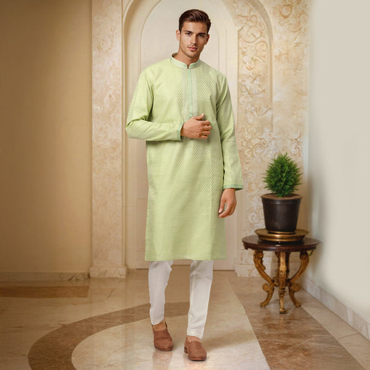 Ethnix Green Kurta Chudidar