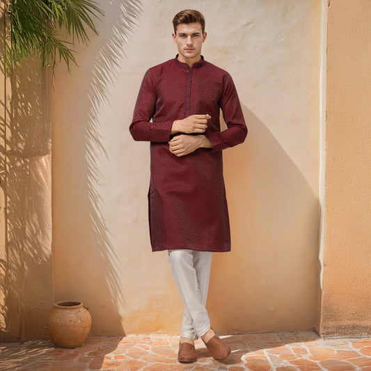 Ethnix Purple Kurta Chudidar