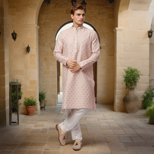 Ethnix Pink Kurta Chudidar
