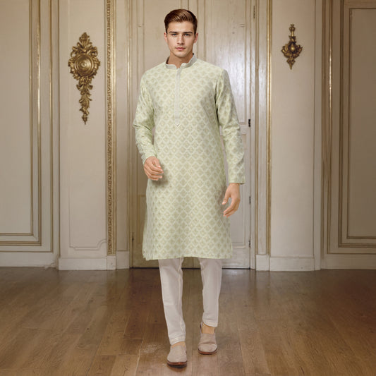 Ethnix Green Kurta Chudidar