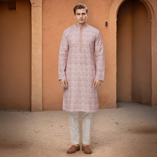 Ethnix Pink Kurta Chudidar