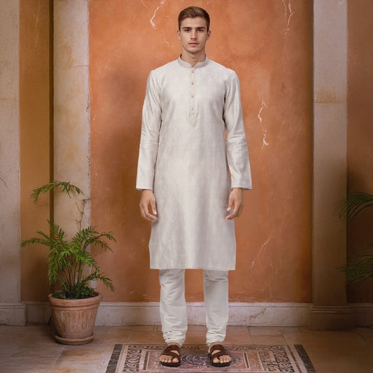 Ethnix Grey Kurta Chudidar