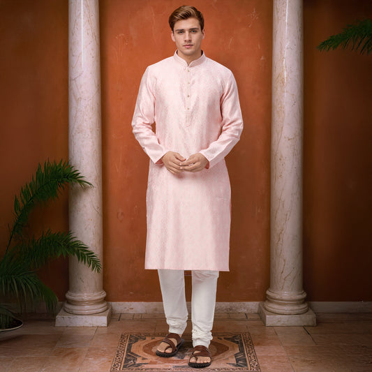 Ethnix Pink Kurta Chudidar