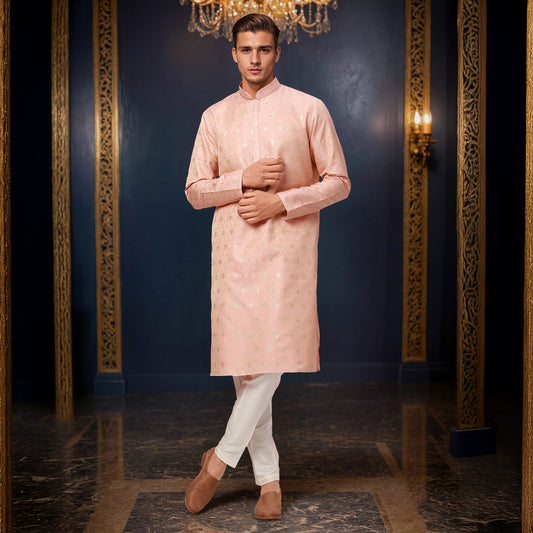 Ethnix Pink Kurta Chudidar