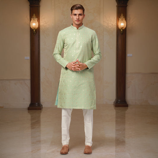 Ethnix Green Kurta Chudidar